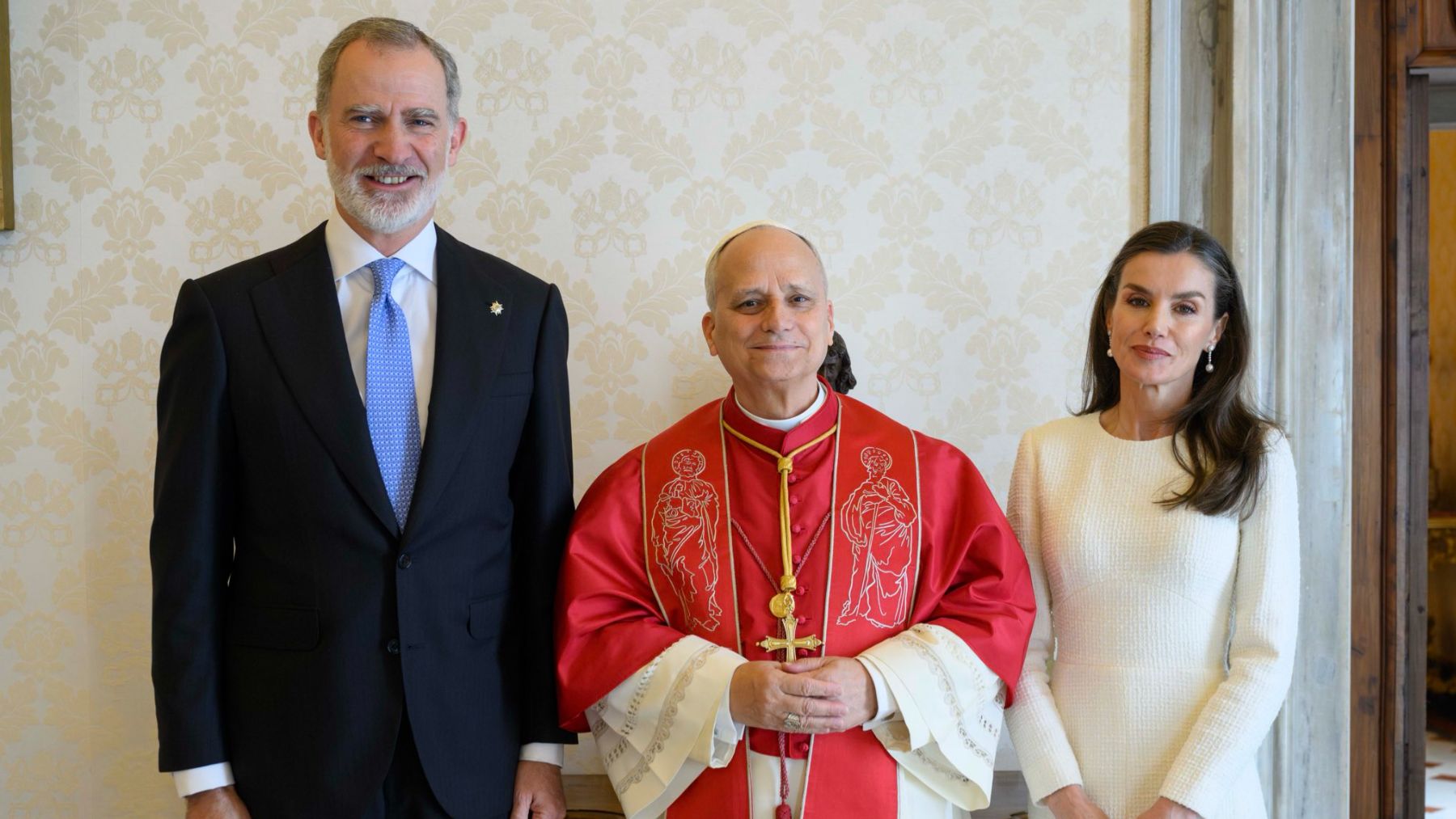 Los Reyes se reúnen por primera vez con el Papa León XIV en el Vaticano