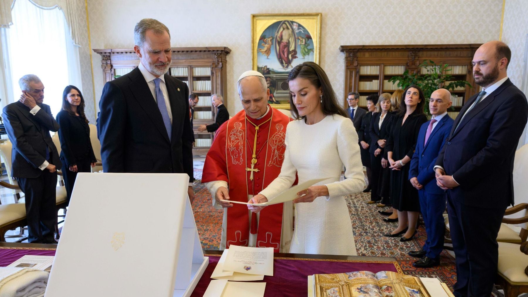 Reyes Papa León XIV Vaticano