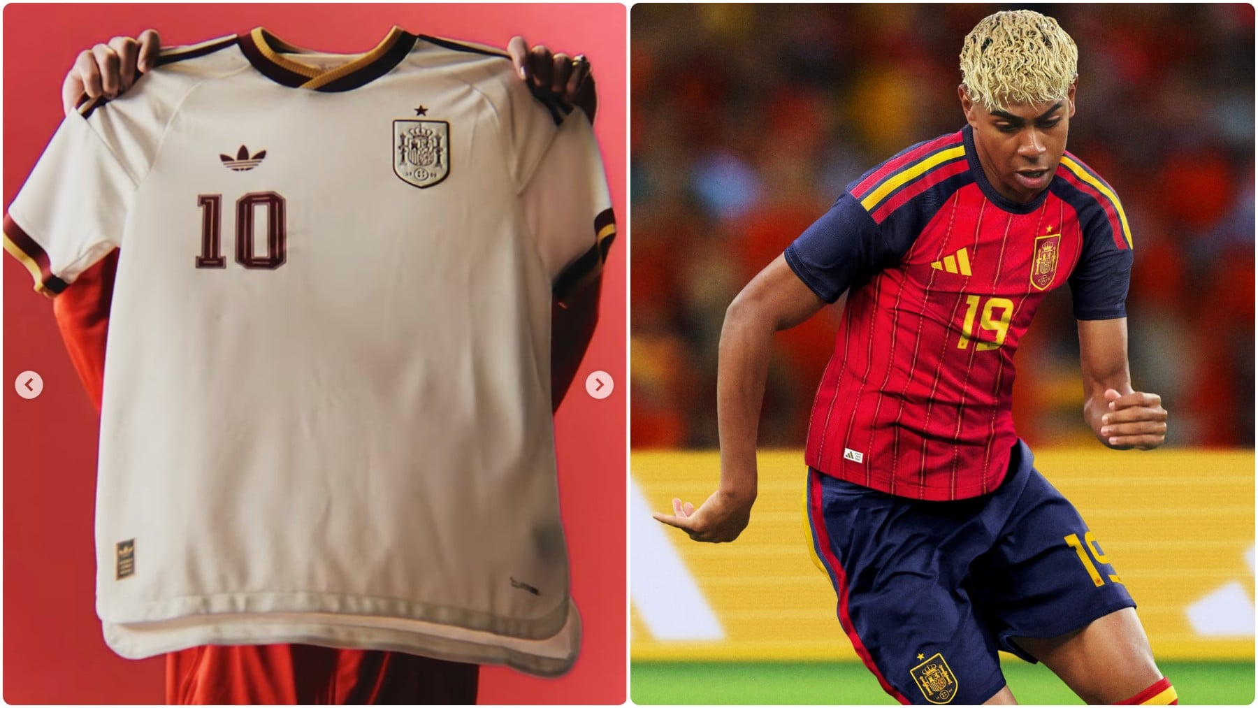 Así son las camisetas de la selección española para el Mundial 2026