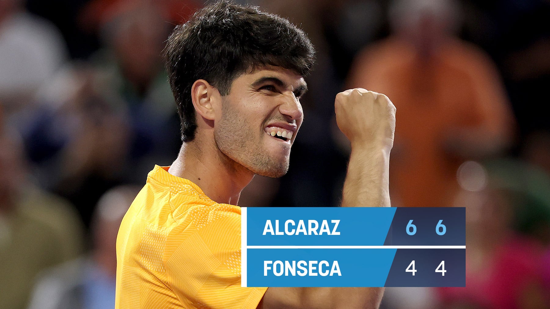 Con paso firme: Alcaraz apaga a Fonseca con una lección de jerarquía