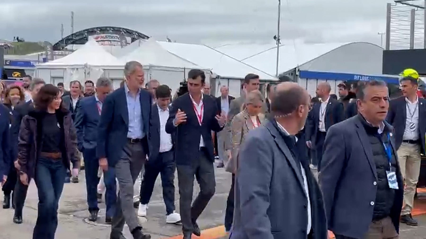 OKDIARIO graba al Rey Felipe VI entrando al