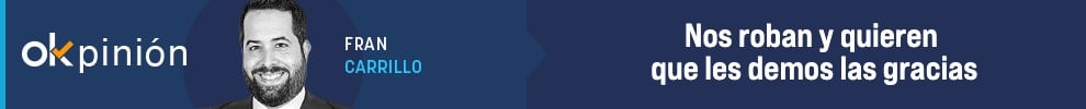 Nos roban y quieren que les demos las gracias
