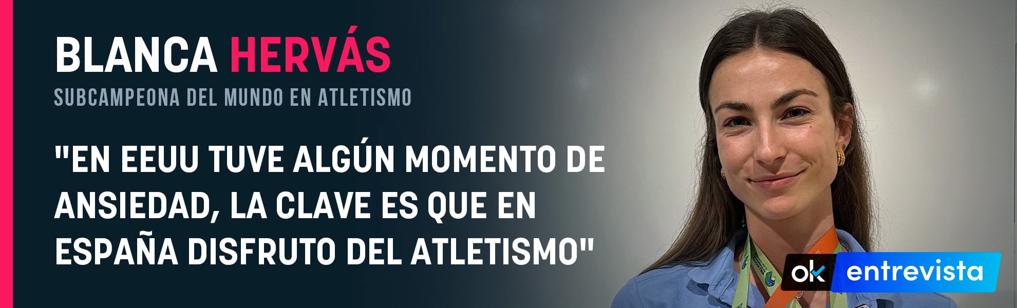 La irrupción de Blanca Hervás: En EEUU tuve algún momento de ansiedad, en España disfruto del atletismo