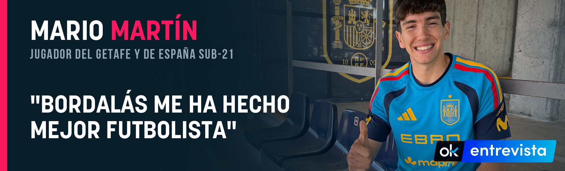 Mario Martín: Bordalás me ha hecho mejor jugador