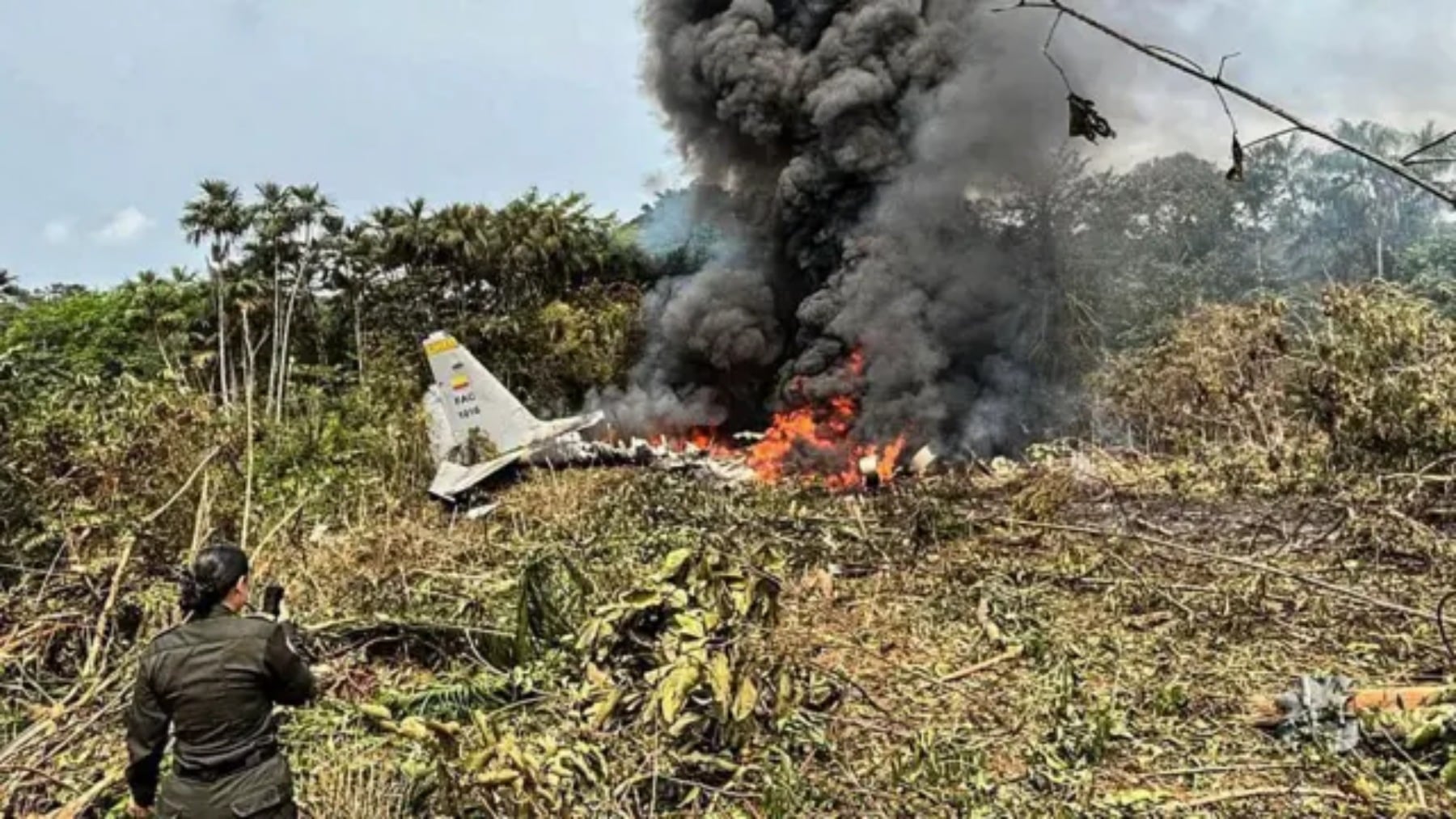 Al menos 66 muertos y 70 heridos en el accidente del avión militar en Colombia