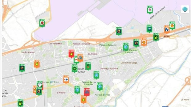 precio gasolina Madrid 24 marzo