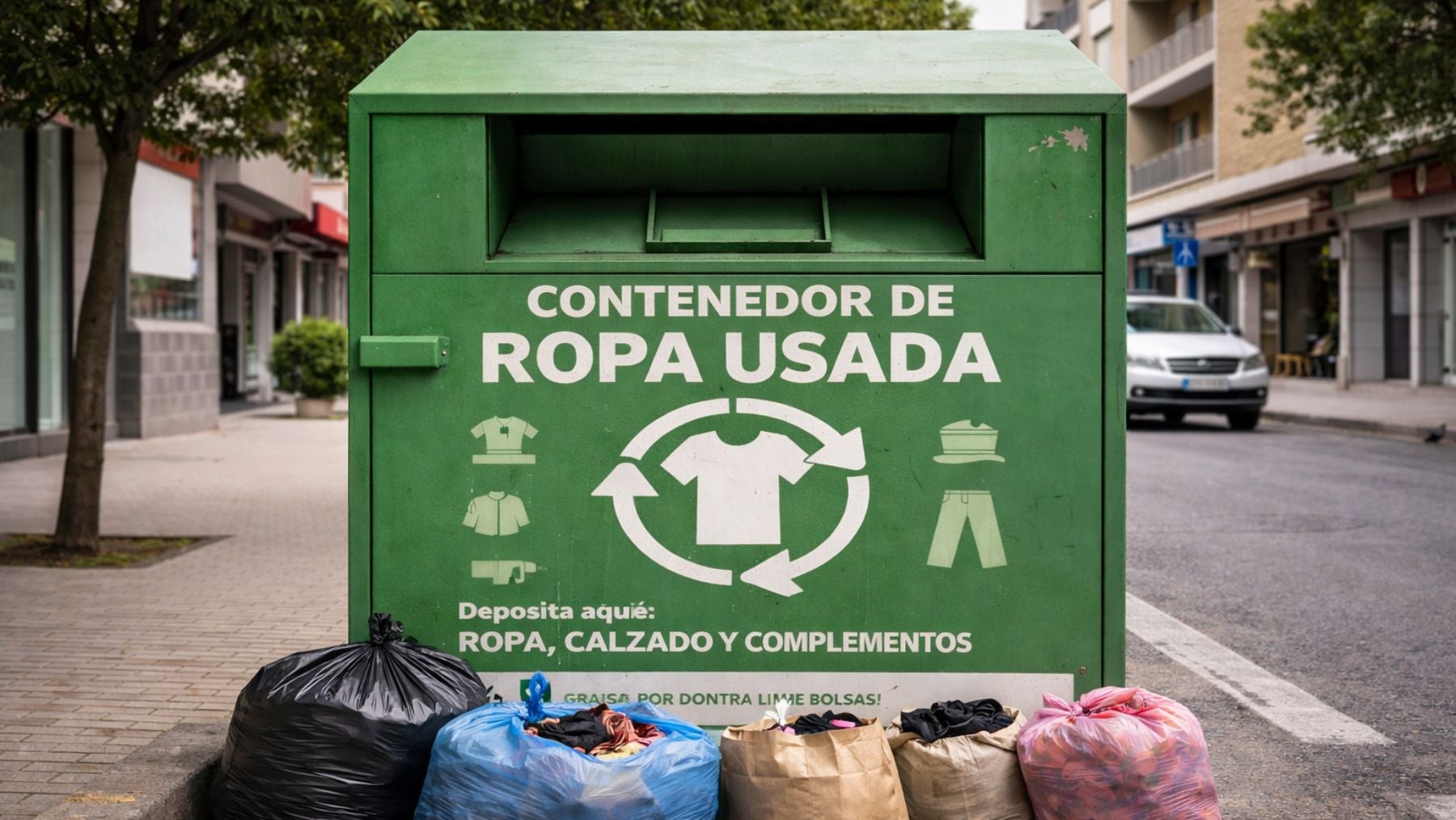 Ni Wallapop ni Vinted: llegan a España los contenedores inteligentes que te pagan por reciclar tu ropa usada