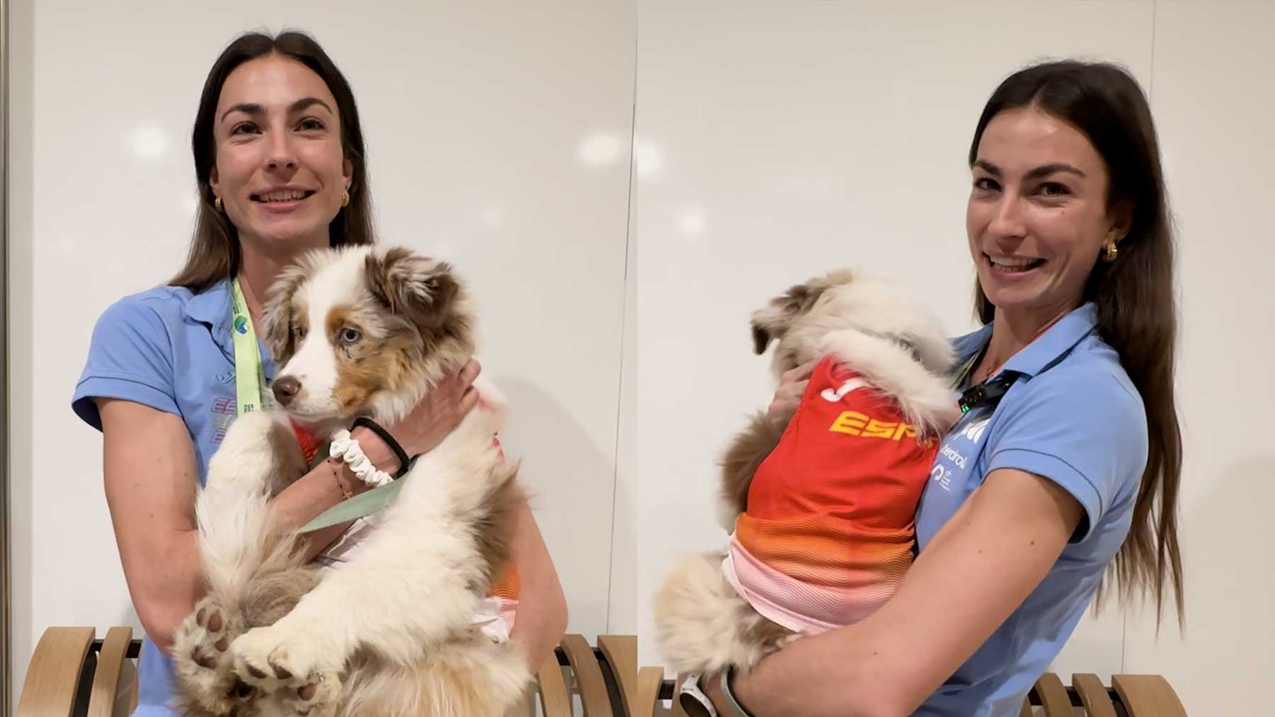 El recibimiento más especial a Blanca Hervás en pleno aeropuerto:
