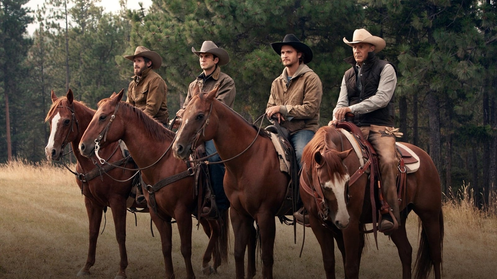 Imagen de la serie de western' Yellowstone'.