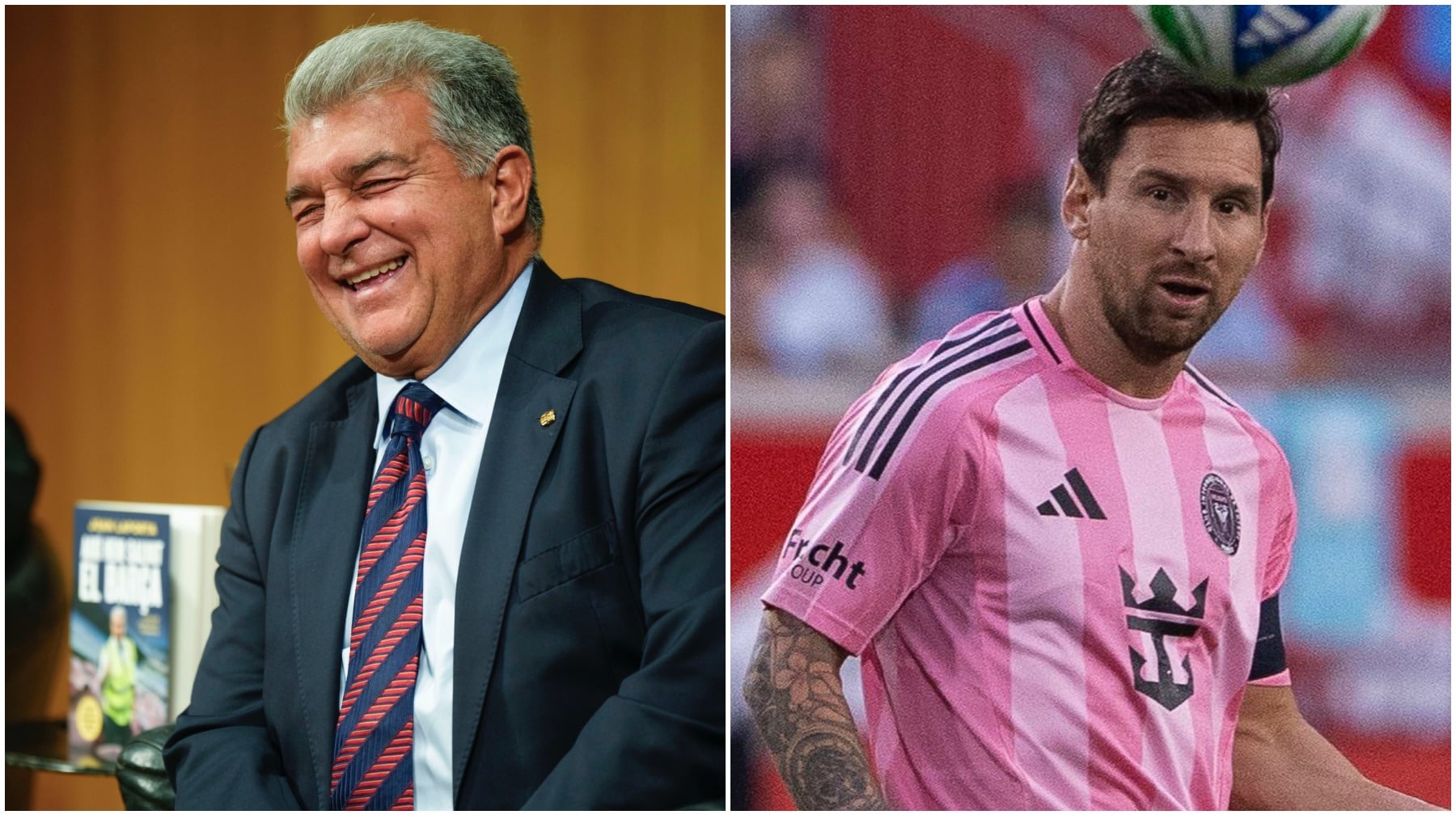 Laporta menosprecia a Messi en público: Johan Cruyff ha sido el mejor jugador de fútbol de la historia