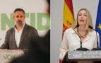 Extremadura pactos PP Vox, Santiago Abascal, María Guardiola