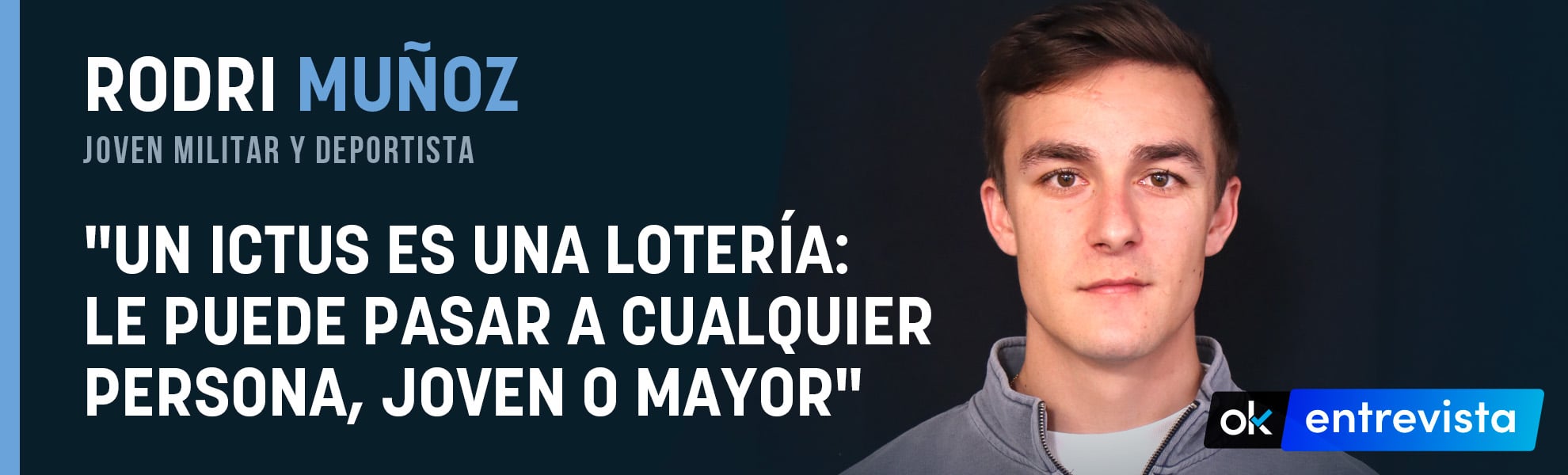 Un ictus a los 23 años cambió mi vida: la historia de Rodri, su rehabilitación y la motivación para no rendirse