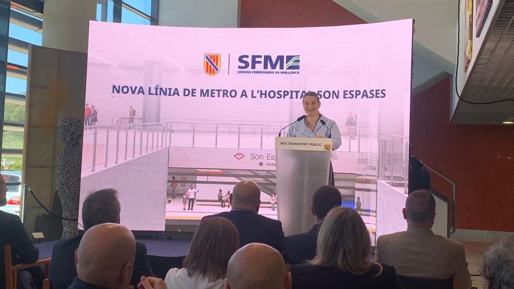 Prohens confirma la primicia de OKBALEARES: el metro a Son Espases saldrá de la Intermodal y tardará 11 minutos