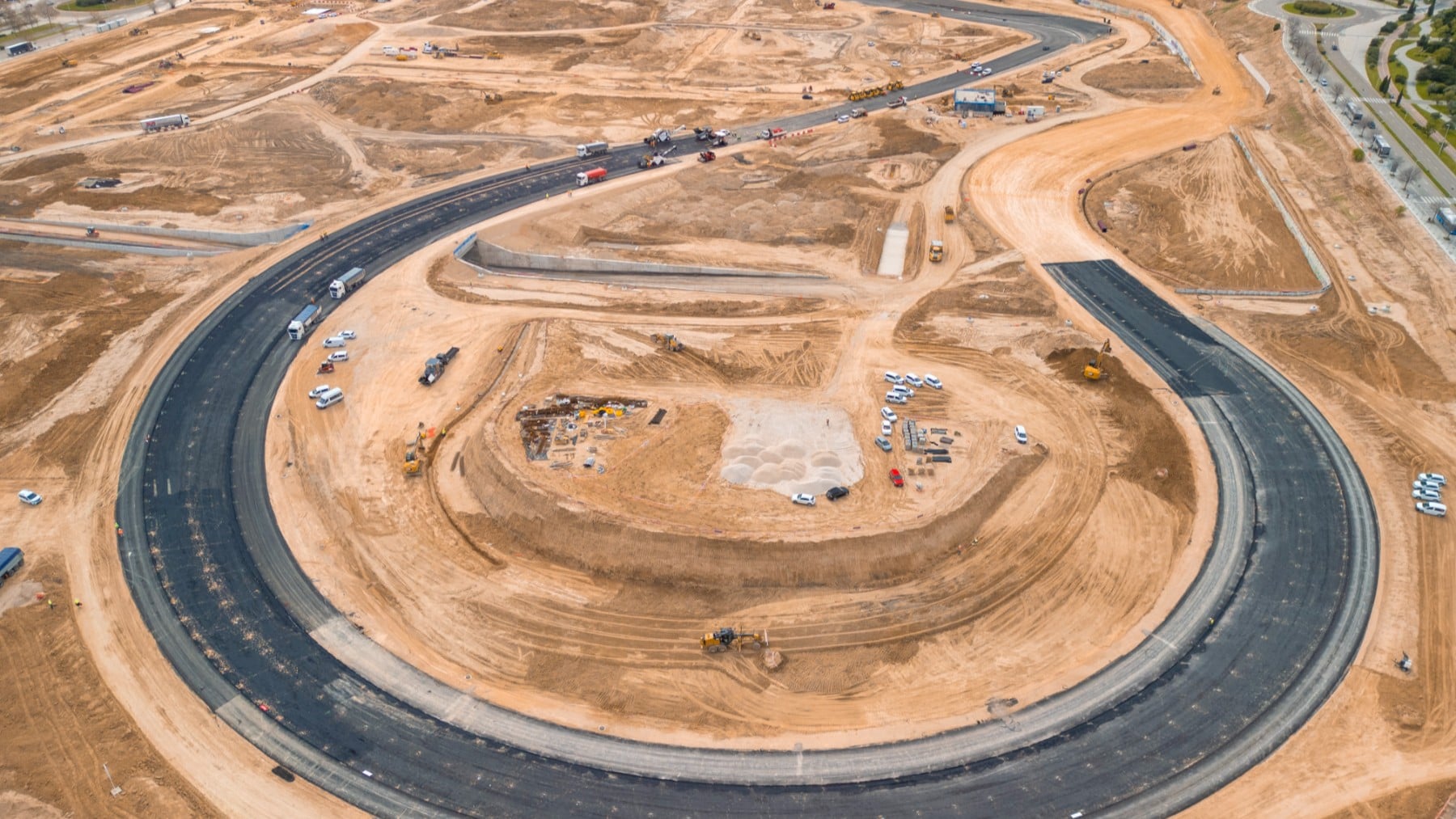 «La Monumental», es una de las curvas icónicas del circuito de Fórmula 1 de Madring.