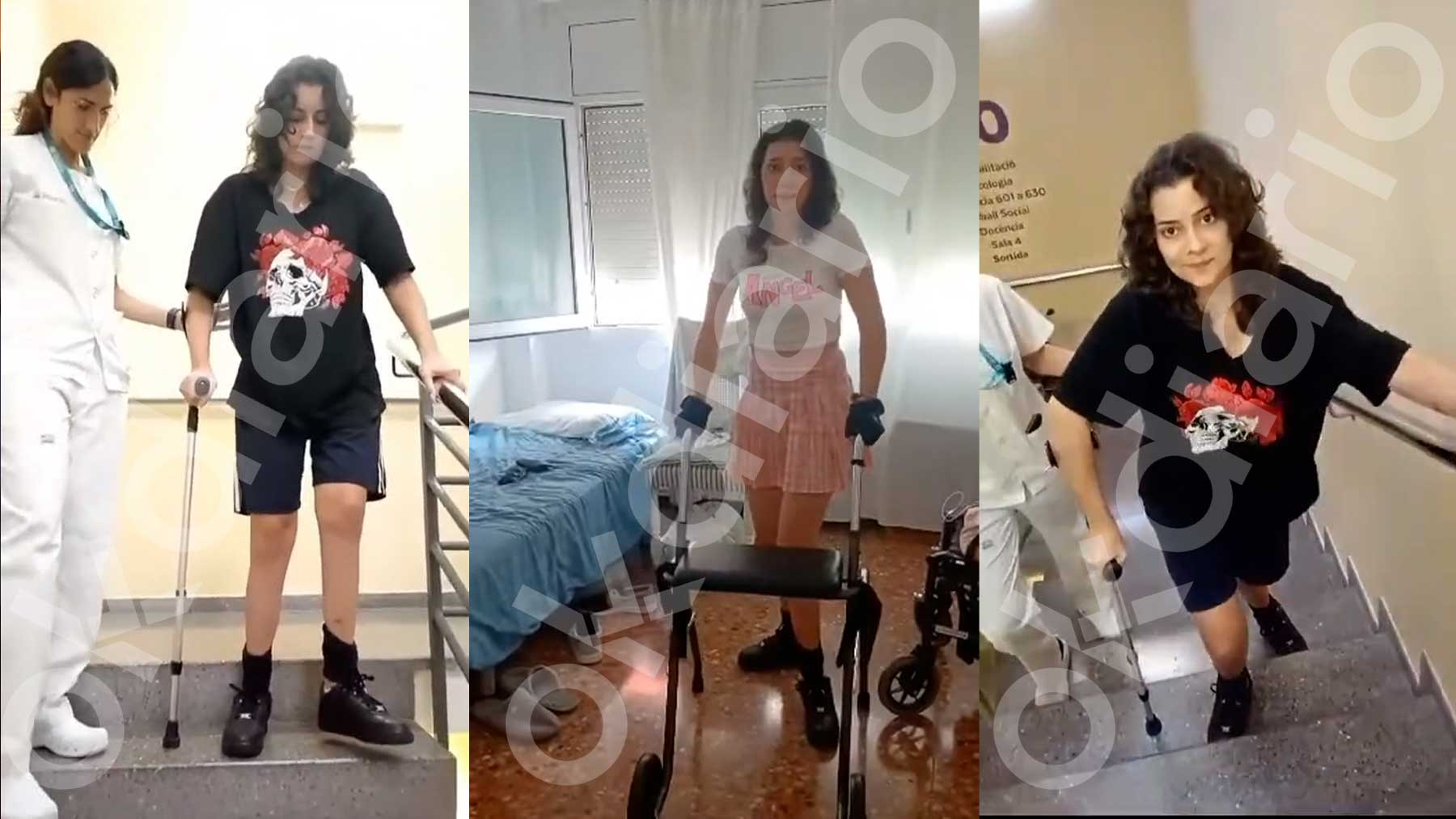 Los vídeos inéditos del padre de Noelia, la joven que recibe hoy la eutanasia animándola a vivir: Eres una máquina