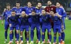 El once de Italia en su último partido de la fase de clasificación ante Noruega.