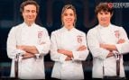 Pepe Rodríguez, Marta Sanahuja y Jordi Cruz, los tres miembros del jurado de MasterChef (RTVE).