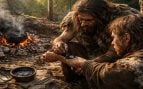 Los neandertales usaban el alquitrán del árbol como antibiótico, neandertales tomaban antibióticos, cómo usaba abedul el neandertal para los antibióticos, arqueología médica de los neandertales.