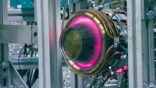 Investigadores del Karlsruhe Institute of Technology en Alemania han establecido un nuevo récord mundial al operar una turbina de hidrógeno sin compresor durante 303 segundos. (Foto: KIT)