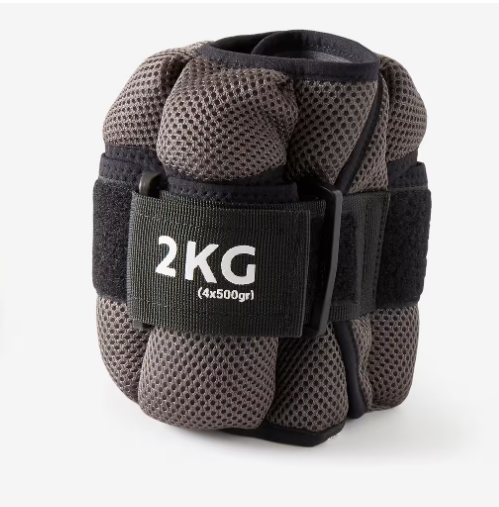 Las pesas tobilleras Domyos de Decathlon