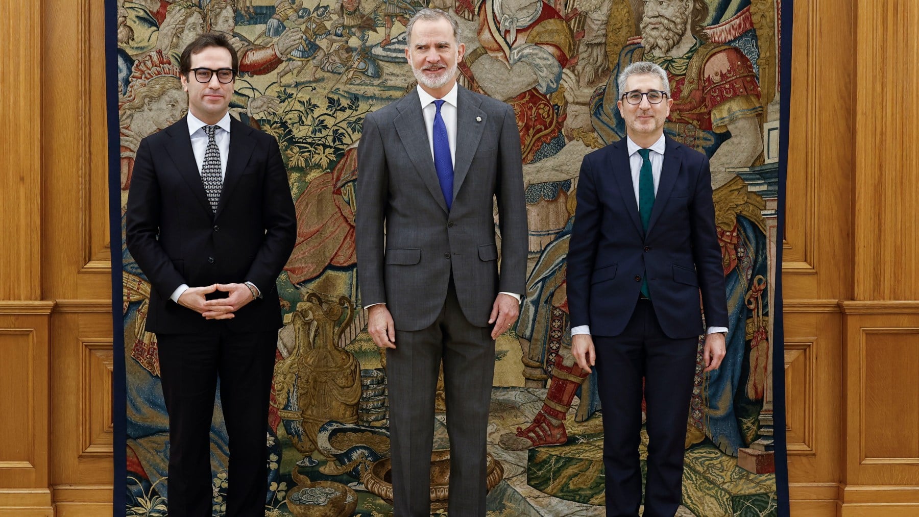 Carlos Cuerpo y Arcadi España prometen sus cargos ante el Rey Felipe VI