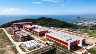 Fotografía de Sahaza Delis que muestra el CiADS está en construcción. (Foto: Instituto de Física Moderna, Academia China de Ciencias)