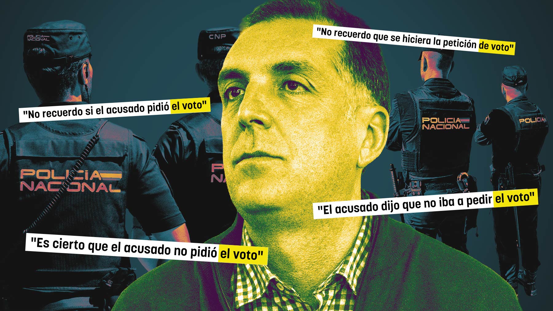 Cuatro policías declararon a la juez que Samuel Vázquez no pidió el voto para Vox en el acto por el que fue condenado