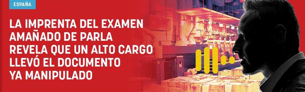 La imprenta del examen amañado de Parla revela que un alto cargo llevó el documento ya manipulado