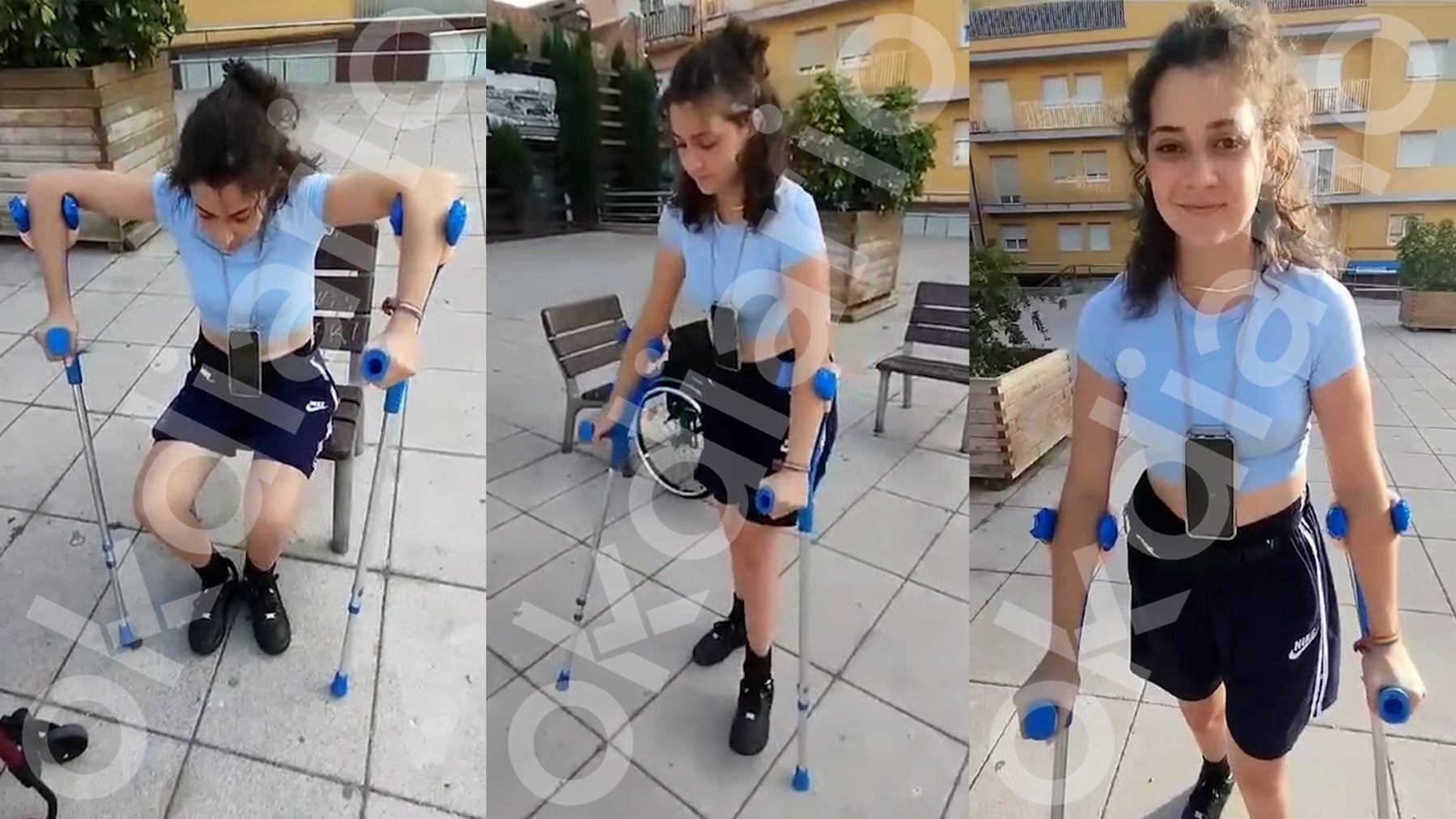 El nuevo vídeo de Noelia Castillo andando y sonriendo a su padre: Ya mismo está corriendo