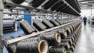 material de fibra de carbono