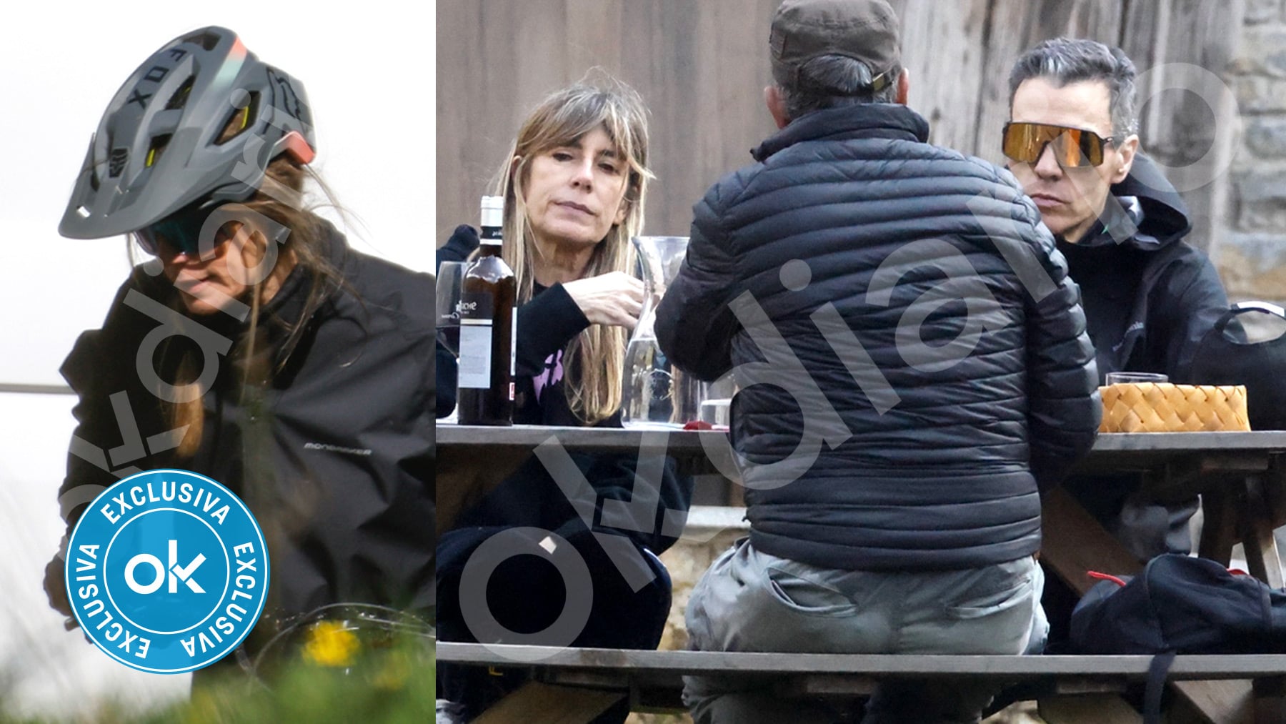 El álbum de fotos del finde romántico de los Sánchez-Gómez en el Valle de Arán