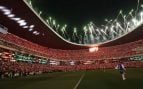 El Estadio Azteca en su reapertura.