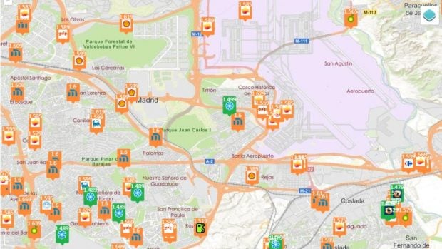 precio gasolina 31 marzo Madrid