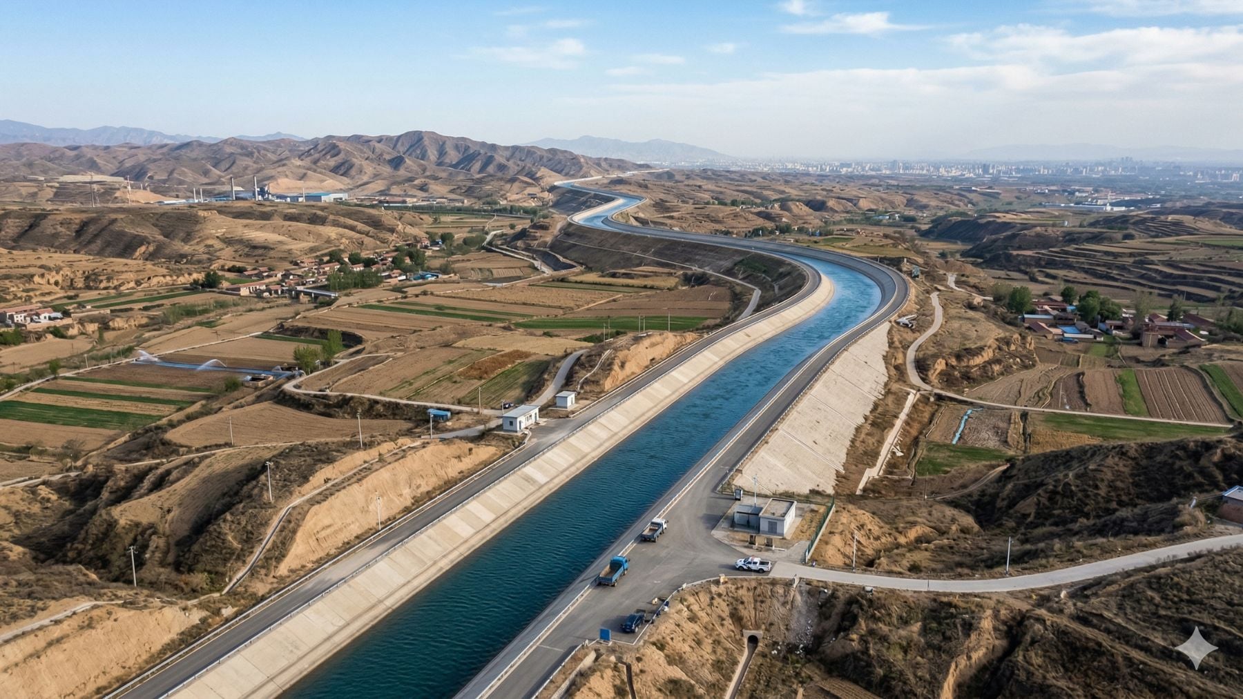 China rompe cualquier registro conocido y construye un río artificial de 2000 km para llevar agua al norte del país