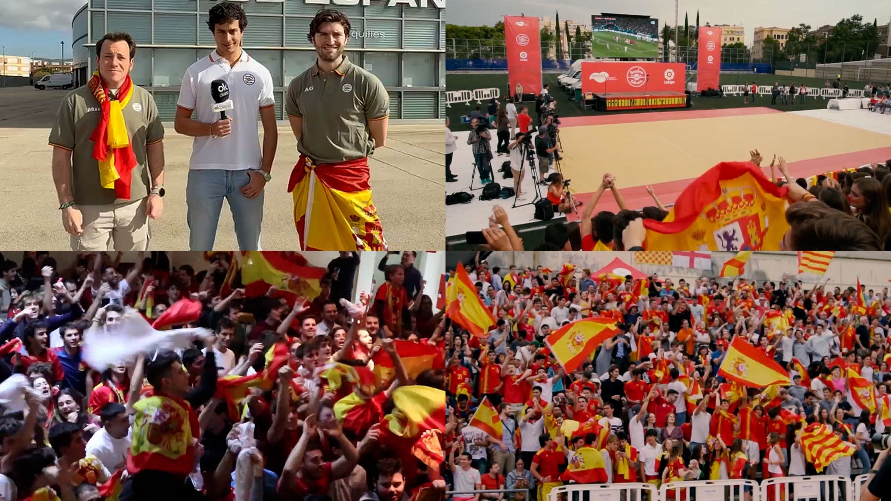 Barcelona se vuelca con la Selección: Es un día para unirnos todos