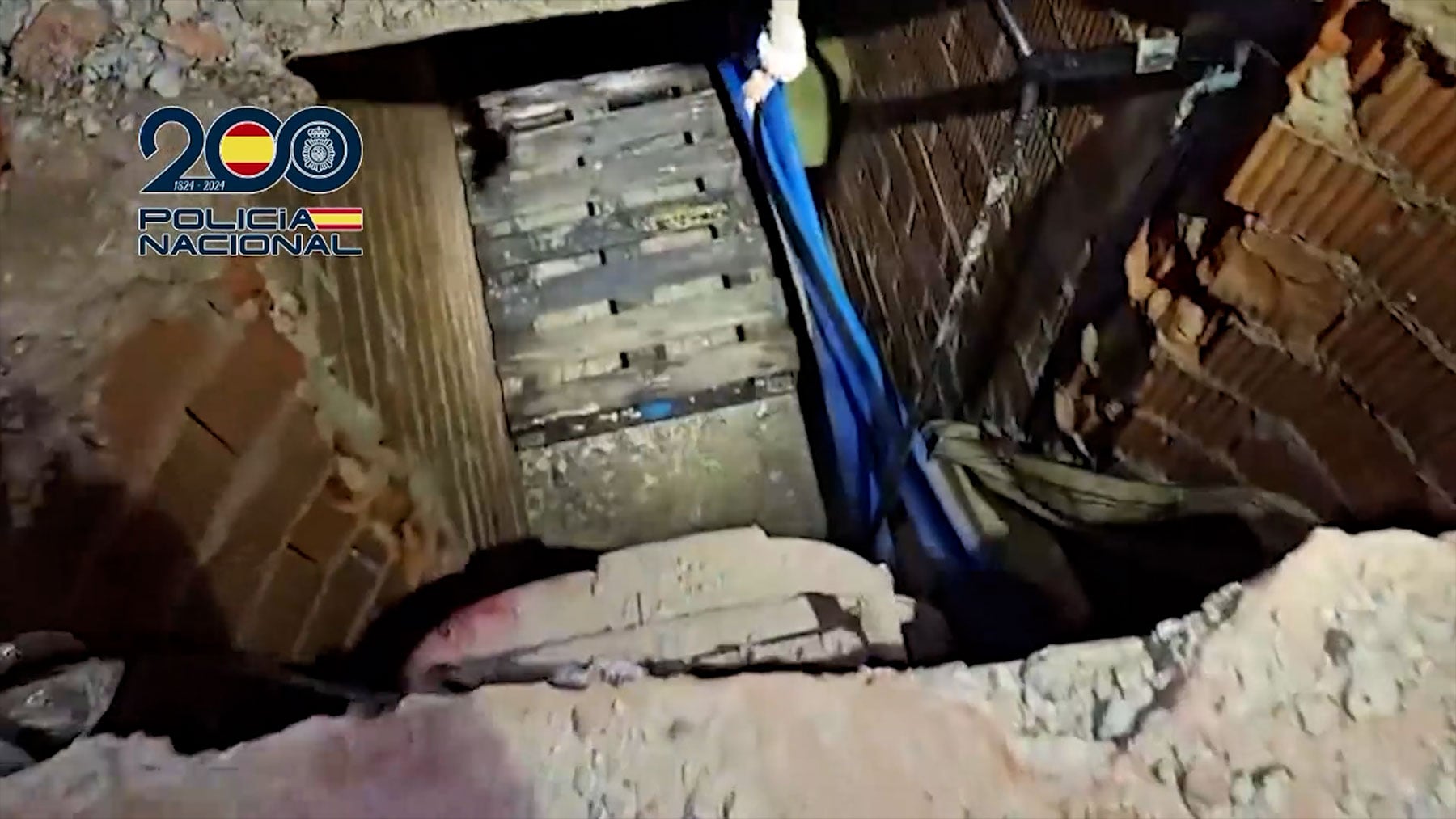 Primeras imágenes del mayor narcotúnel descubierto en España: su dueño es un conocido narco marroquí
