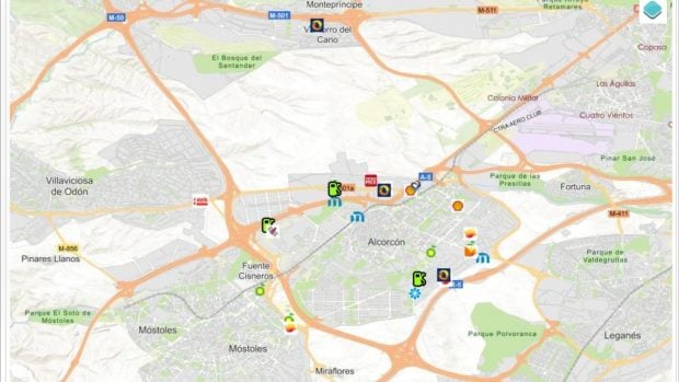 precio gasolina 2 abril Madrid