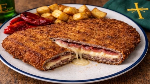 Mejor cachopo del mundo en 2026, mejor cachopo asturiano, dónde comer el mejor cachopo del mundo, cachopo restaurante yantar en Madrid, cachopo más sabroso de Madrid.