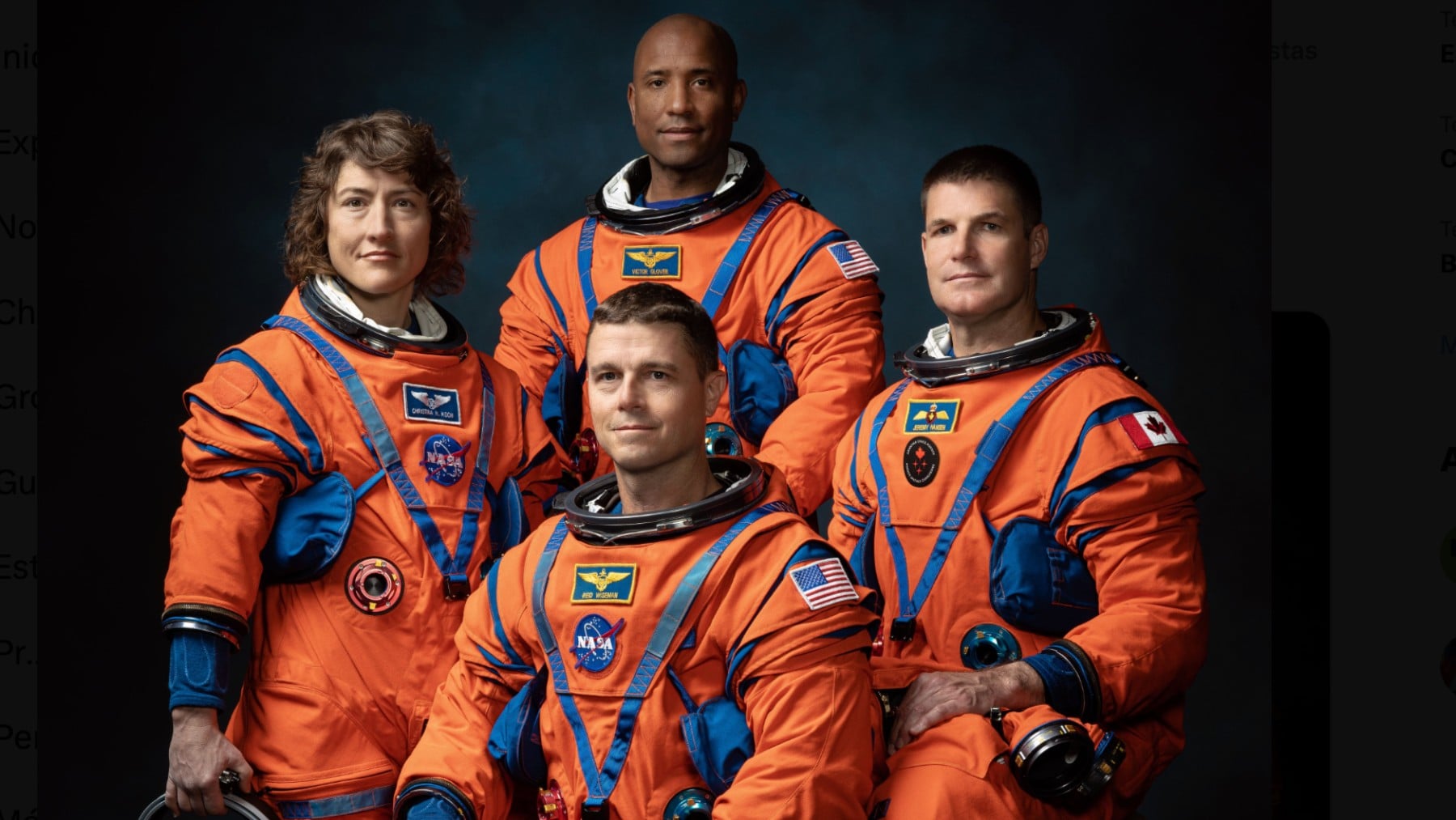 La NASA lo confirma: por qué los trajes de los astronautas de Artemis II son de color naranja y no blanco