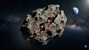 Microbios espaciales. (Representación)