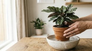 regar la planta por inmersión