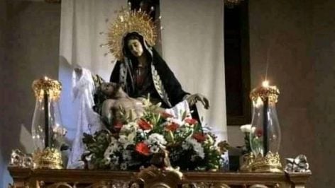 Imagen de la Virgen de La Piedad. Foto: Cofradía Santo Tomás de Aquino.