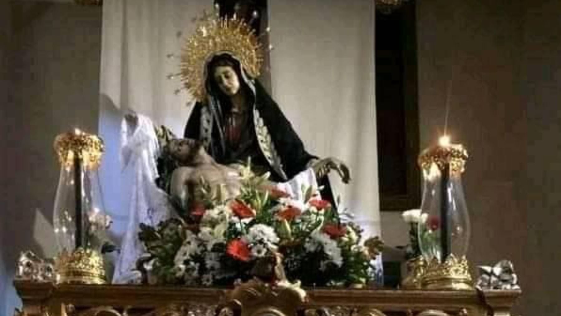 Polémica en la Semana Santa de Palma: la virgen de la Piedad no saldrá en procesión por ser muy sevillana