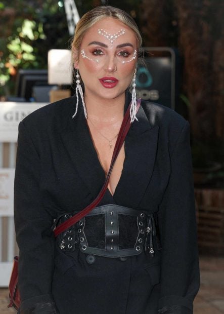 Roc&iacute;o Flores en la celebraci&oacute;n de Gloria Camila