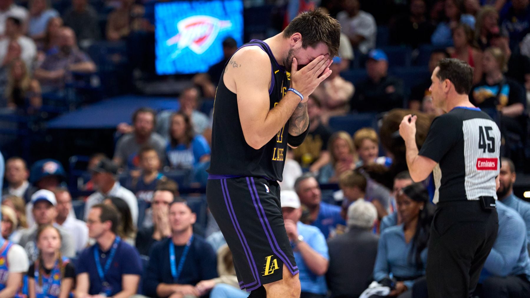 La noche más trágica de Doncic