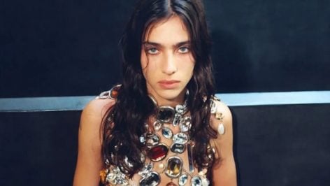 Loli Bahía con el rostro serio. (Foto: Instagram)