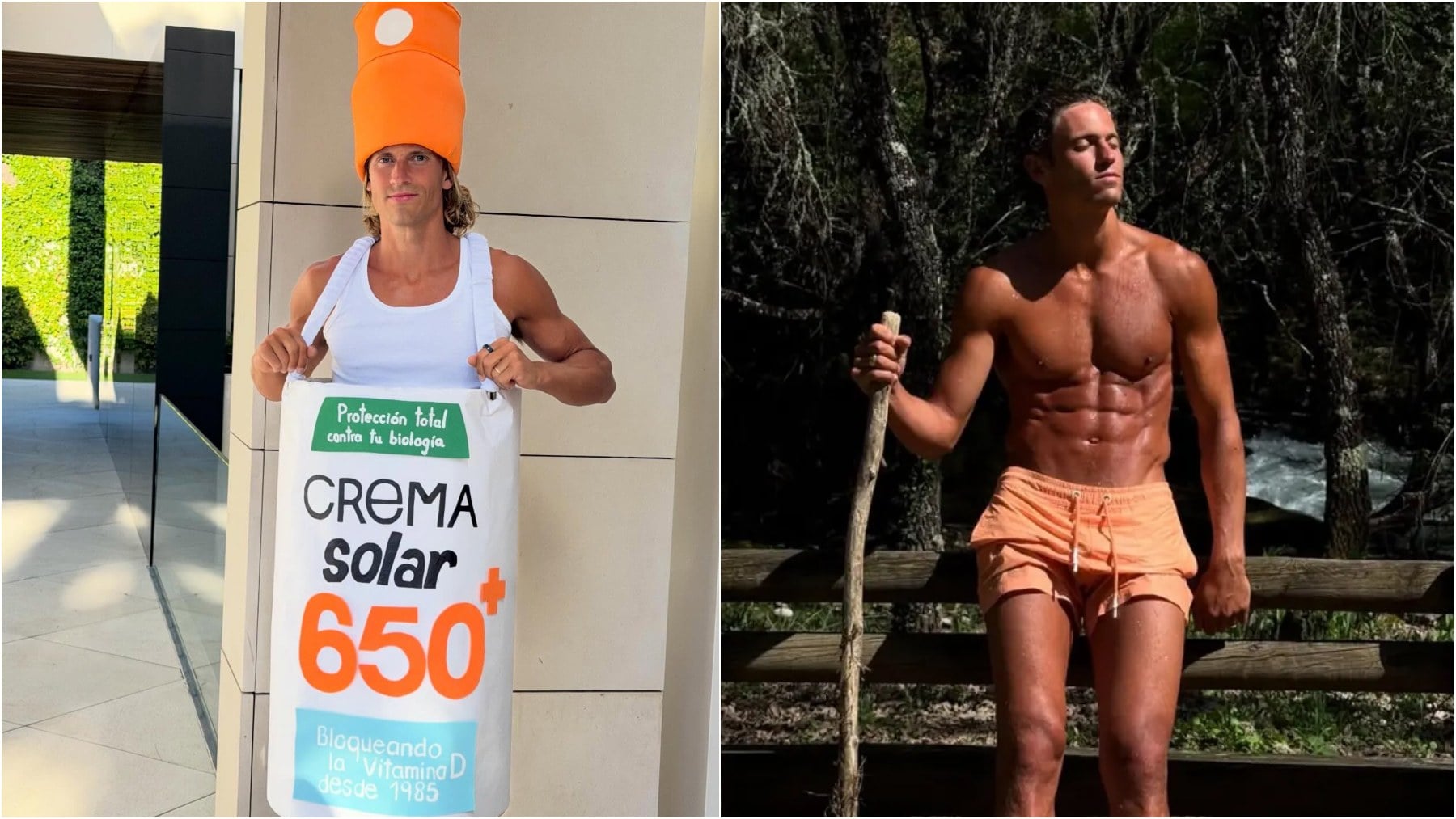 Marcos Llorente vuelve a liarla: se disfraza de crema solar y recomienda... ¡no utilizarla!