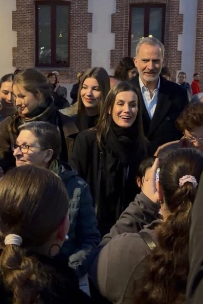 La Reina Letizia en Carabanchel