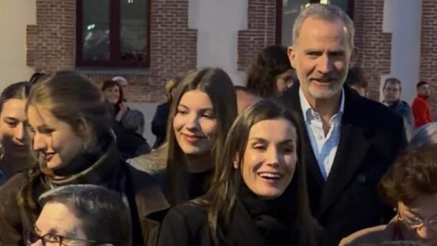 La Reina Letizia en Carabanchel