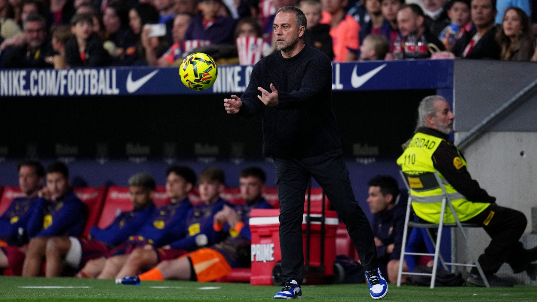 Flick en el Metropolitano. (Getty)